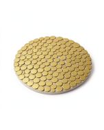 Travel Series Chalet 0.75 '' X 0.75 '' Penny Round Mosaic Tile (synthetic illustration; no displayed measurements)
