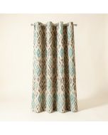 Hutton Ikat Print Geometric Blackout Thermal Grommet Single Curtain Panel (synthetic illustration; no displayed measurements)