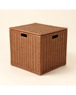 Pool Float Rattan Deck Box (synthetic illustration; no displayed measurements)