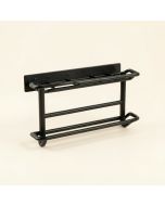 Navasota 7 Bottle Wall Mounted Wine Bottle And Glass Rack (synthetic illustration; no displayed measurements)