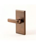 Residential Mid Century Modern Style Privacy Door Lever (synthetic illustration; no displayed measurements)