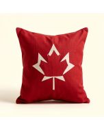 Kyler Canadian Flag Indoor/Outdoor Linen Throw Pillow (synthetic illustration; no displayed measurements)