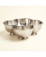 Cook N Home 3 Piece Stainless Steel Fine Mech Strainer Set (synthetic illustration; no displayed measurements)