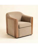 Ellen 30 '' Wide Polyester Barrel Chair (synthetic illustration; no displayed measurements)