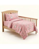 Lilly 3 Piece Crib Bedding Set (synthetic illustration; no displayed measurements)
