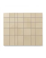 Linear Brick 1 '' X 3 '' Glass Mosaic Tile In Glossy Beige (synthetic illustration; no displayed measurements)