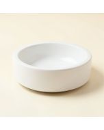 White Ceramic Circular Vessel Bathroom Sink (synthetic illustration; no displayed measurements)