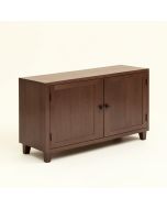 Kitchen Storage Sideboard And Buffet Server Cabinet-Brown Color (synthetic illustration; no displayed measurements)