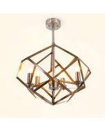 Prahl 6 - Light Unique / Statement Geometric Chandelier (synthetic illustration; no displayed measurements)