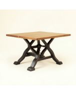 Garibaldi Iron Trestle Dining Table (synthetic illustration; no displayed measurements)