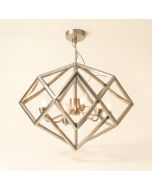 Landa 6 - Light Unique / Statement Geometric Chandelier (synthetic illustration; no displayed measurements)
