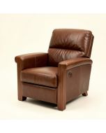 Indianola 39.75 '' Wide Genuine Leather Manual Wall Hugger Standard Recliner (synthetic illustration; no displayed measurements)