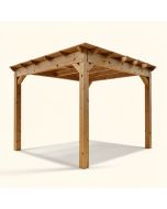 Cedar New Dawn 14 Ft. W X 3 Ft. D Solid Wood Pergola (synthetic illustration; no displayed measurements)