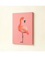 Coral Flamingo Graphic Art (synthetic illustration; no displayed measurements)