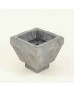 Cascade Springs Natural Stone/Metal Square Edges Wall Fountain With Light (synthetic illustration; no displayed measurements)