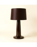 23 '' Dark Brown Table Lamp (synthetic illustration; no displayed measurements)