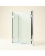 Tidy 39 '' X 55 '' Hinged Semi Frameless Tub Door (synthetic illustration; no displayed measurements)