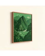 Hawaii Na Pali Vintage Advertisement (synthetic illustration; no displayed measurements)