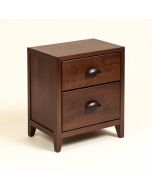 Coggeshall 2-Drawer Nightstand In , Dark Brown (synthetic illustration; no displayed measurements)