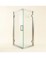 Glass 60 '' W X 72 '' H Bypass Framed Shower Door (synthetic illustration; no displayed measurements)