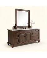 Colonial 60 '' Double Bathroom Vanity Set (synthetic illustration; no displayed measurements)