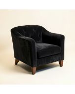 Lark 41.5 '' Wide Tufted Velvet Armchair (synthetic illustration; no displayed measurements)