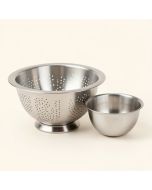 Cook Pro 3 Piece Stainless Steel Colander Set (synthetic illustration; no displayed measurements)