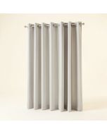 Bertrand Solid Semi-Sheer Grommet Curtain Panels (synthetic illustration; no displayed measurements)