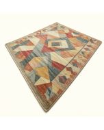 Phoebe Geometric Pine Multi-Color Area Rug (synthetic illustration; no displayed measurements)