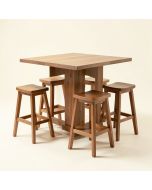 5 Piece Counter Height Dining Table Set (synthetic illustration; no displayed measurements)