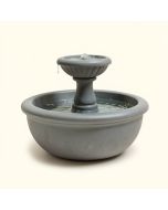 Resin Round Fountain With Light (synthetic illustration; no displayed measurements)