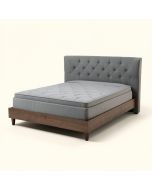 Park Avenue Tufted Upholstered Low Profile Platform Bed (synthetic illustration; no displayed measurements)