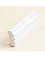 Pvc Beaded Planking 5 1/8 '' H X 96 '' W X 3/8 '' D Moulding (synthetic illustration; no displayed measurements)