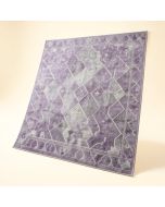 Geometric Gray/Purple Area Rug (synthetic illustration; no displayed measurements)