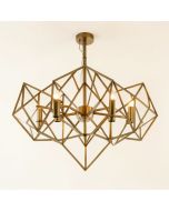 Coyle 4 - Light Unique Geometric Chandelier (synthetic illustration; no displayed measurements)