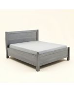 Solid Wood Standard Bed (synthetic illustration; no displayed measurements)