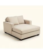 Futon Sofa Bed Modern Linen Upholstered Couch (synthetic illustration; no displayed measurements)