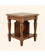 Clarkstown Scrolled Bar With Wine Storage (synthetic illustration; no displayed measurements)
