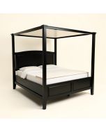 Ameed Queen Four Poster Bed (synthetic illustration; no displayed measurements)