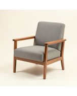 34.25 '' Wide Polyester Armchair (synthetic illustration; no displayed measurements)