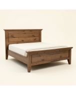 Hickory Platform Bed (synthetic illustration; no displayed measurements)