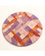 Round Galinka Geometric Shag Area Rug (synthetic illustration; no displayed measurements)