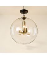 Shaded Globe Chandelier (synthetic illustration; no displayed measurements)