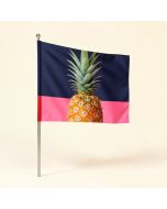 Timko Whimsy Pineapple 2-Sided Polyester Garden Flag (synthetic illustration; no displayed measurements)