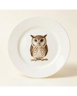 Royal Worcester Wrendale Designs Single What A Hoot ( Owl ) Fine Bone China 8 '' Plate (synthetic illustration; no displayed measurements)