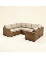 Cassville Big Size 12-Piece Rattan Sectional Seating Group With Cushions (synthetic illustration; no displayed measurements)