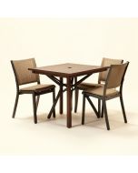 Longcroft 3 Piece Outdoor Bistro Set (synthetic illustration; no displayed measurements)