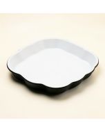 Bakers Scalloped Melamine Tray (synthetic illustration; no displayed measurements)