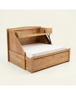 Emil Solid Wood Storage Murphy Bed With Mattress (synthetic illustration; no displayed measurements)