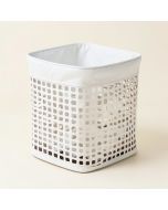 Portable Single Lattice Laundry Hamper (synthetic illustration; no displayed measurements)